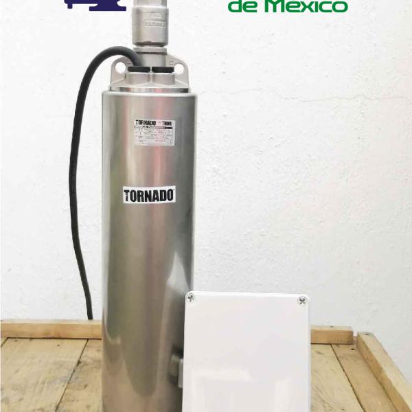 BOMBA SUMERGIBLE TORNADO SERIE THOR CON CAJA DE CONTROL 1/2 HP
